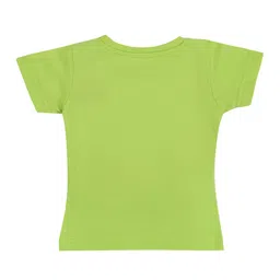 Bodycare Kids Girls Pack Of 2 Red & Green Printed T-shirt image 5