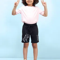 NUSYL Boys Mid-Rise Graphic Printed Cotton Shorts image 2