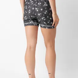 FashionRack Women Pack Of 2  High-Rise Printed Lounge Shorts image 4