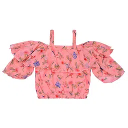 Wish Karo Girls Printed Top with Shorts image 4