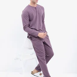 HIGHLANDER Men Popcorn Structured Regular Fit T-shirt image 5