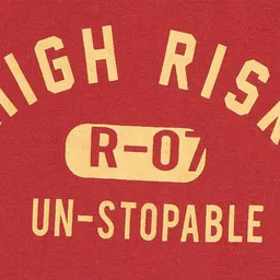 Camey Boys Red Typography Printed Applique Slim Fit T-shirt image 3