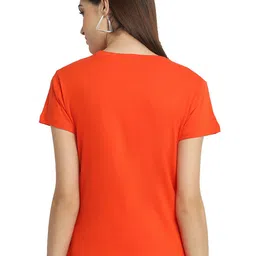 Fabflee Pack Of 4 Typography Printed Cotton T-shirt image 3