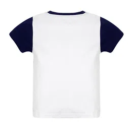 PLUM TREE Boys Typography Printed Pack Of 2 Pure Cotton T-shirts image 5