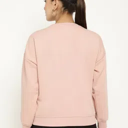 METTLE Women Mickey Mouse Printed Fleece Sweatshirt image 5