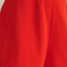NA-KD Women Red Solid Regular Shorts image 4