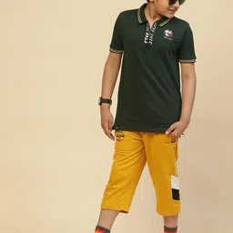 Monte Carlo Boys Mid-Rise Below Knee Length Regular Shorts image 5