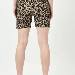 BAESD Women Pack Of 2 Printed High-Rise Regular Shorts image 2