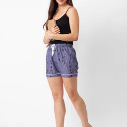 FashionRack Women Pack Of 2  Printed Lounge Shorts image 5