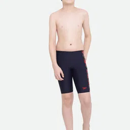 Speedo Boys Endurance Chlorine Resistant UPF 40 Hyperboom Print Jammer image 2