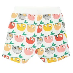 MINI KLUB Boys Pack Of 2 Conversational Printed Pure Cotton T-shirt with Shorts image 5