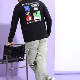 HIGHLANDER Graphic Printed Relaxed Fit T-shirt image 3