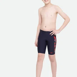 Speedo Boys Endurance Chlorine Resistant UPF 40 Hyperboom Print Jammer image 3