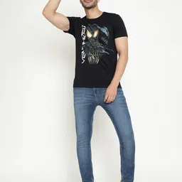Octave Spider Man Printed Round Neck Cotton T-shirt image 2