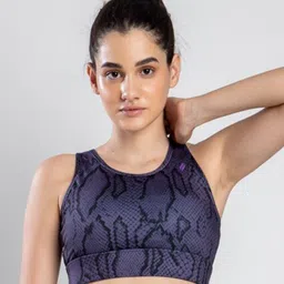 SKNZ Animal Printed Non Padded Non Wired All Day Comfort Seamless Sports Bra-picture-20