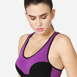 VStar Full Coverage Lightly Padded Training or Gym Workout Bra With All Day Comfort image 3