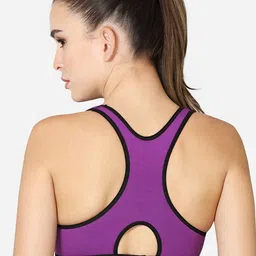 VStar Full Coverage Lightly Padded Training or Gym Workout Bra With All Day Comfort image 4