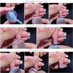 npah Clear Silicone Nail Stamper | Easy Nail Art Printing Tool for French Tips image 3