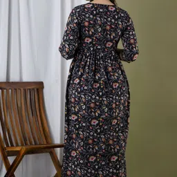 murli kurti Printed Pure Cotton Stitched Flared/A-line Gown image 3