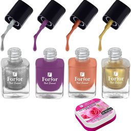 for for Perfect Stay Trendy Safe & Fast Dry ,Nail Art ,Glossy Finish Nail Polish Combo-picture-12