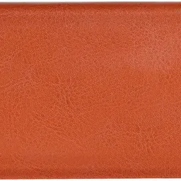 kwisinecart Men & Women Casual Tan Artificial Leather Card Holder image 3