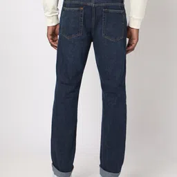 gap Men Slim Mid Rise Dark Blue Jeans image 5