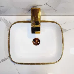 clayplus Premium Grade Ceramic's Designer Table Top Wash Basin. Table Top Basin image 5