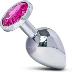 adultsneed Stainless Steel Anal Butt Plug with Crystal Jewel | Small Size-picture-26