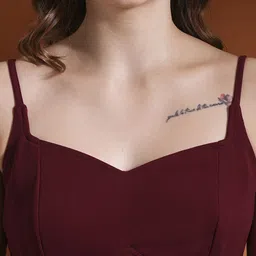 globus Women Bodycon Maroon Mini/Short Dress image 4