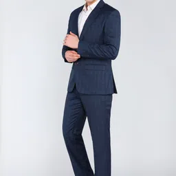 park avenue Men Sb2 Platinum S.Slim Suit 2Pc-Notch7Cm Solid Suit image 2