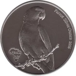vkcoins Ghana 5 Cedis 2016 Elizabeth II Bullion Coinage Parrot Coloured With Capsool Modern Coin Collection-picture-20