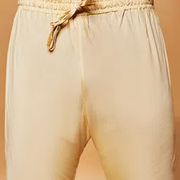 KISAH Mandarin Collar Straight Kurta & Churidar With Nehru jacket image 4