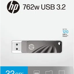HP 762w Zinc alloy Metal casing Swivel Usb 3.2 32 GB Pen Drive Compatible with Desktop Computer, Laptop, Audio Player USB 3.2 Metal Case image 3