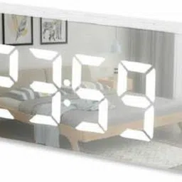 kh store Digital White Clock image 1