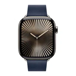 Apple Polyester Magnetic Modern Buckle for Apple (38mm / 40mm / 41mm / 42mm, S) (Strength & Stretch Resistance, Deep Blue) image 3