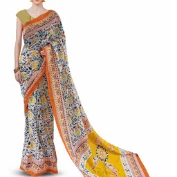 NIKHILAM Paisley Pure Cotton Bagru Saree-picture-38