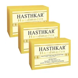 Hasthkar Set of 3 Handmade Anti Fungal & Anti Bacterial Soaps - 125 g Each-picture-25