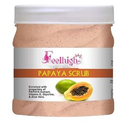 FEELHIGH Papaya Facial Scrub Removes Dead Skin Cells - 500ml-picture-23