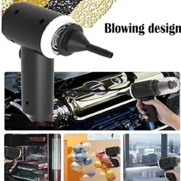 optnkrt Vacuum, Mini Vacuum with Blower, Portable Car Vacuum dry and wet Hand-held Powerful 3-in-1 Vacuum Cleaner for Car & Home – Compact, Cordless, Wet & Dry Vehicle Interior Cleaner image 3
