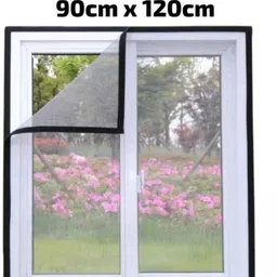 lkg enterprises Polyester Adults Washable LKG 3*4 GREY WIN NET Mosquito Net-picture-13