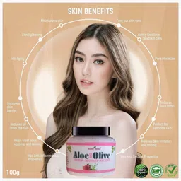 madhav harbal Aloe Rose Olive Cream image 2