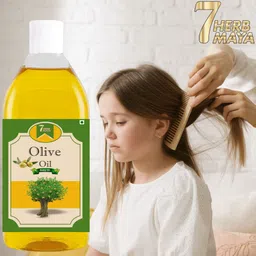 7herbmaya Natural Baby Massage Oil Cold Pressed Olive Oil- Promote Strong Kids Hair Growth Hair Oil-picture-20