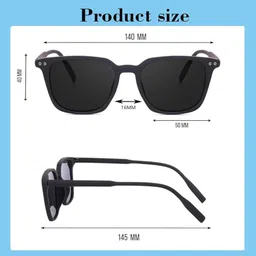 supreno UV Protection, Riding Glasses Wayfarer Sunglasses (50) image 3
