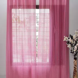 270 cm (9 ft) Long Door Net Semi Transparent Curtain (Pack Of 2)-image-25