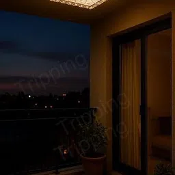 tripping 300mm Golden Crystal Frame LED Ceiling Light Chandelier Ceiling Lamp image 2