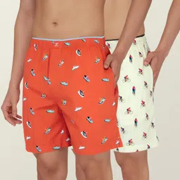 xyxx Pack of 2 100% Super Combed Cotton Renew Printed Men Boxer-picture-11