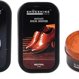 SHOESHINE D-Tan Black Neutral Shoe Care Kit-picture-17