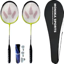 monika sports Best Quality /2000 Aluminum Body Light Weight Badminton Racket Badminton Kit-picture-25