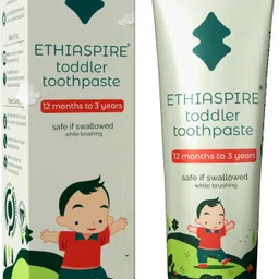 ethiaspire Toddler Toothpaste Safe if Swallowed No Added Flavor or Color | 1 to 3-year-olds Toothpaste-picture-17