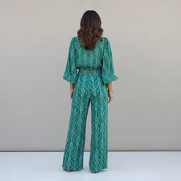 fastfashion Top Palazzos Western Set image 2